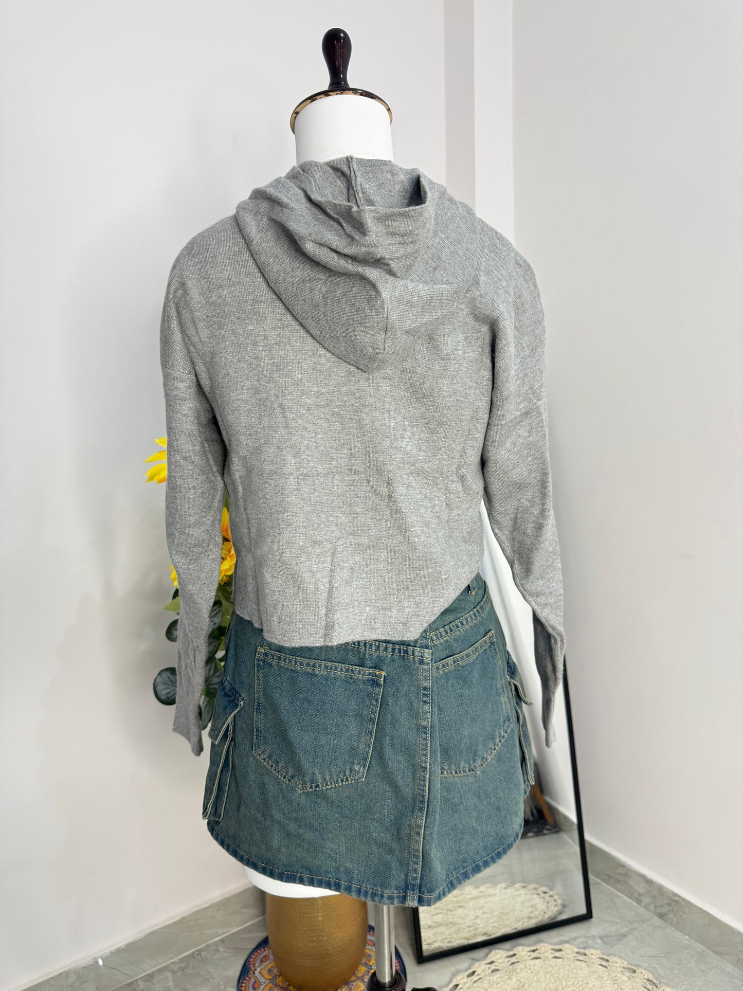 Grey hoodie(size s-l)