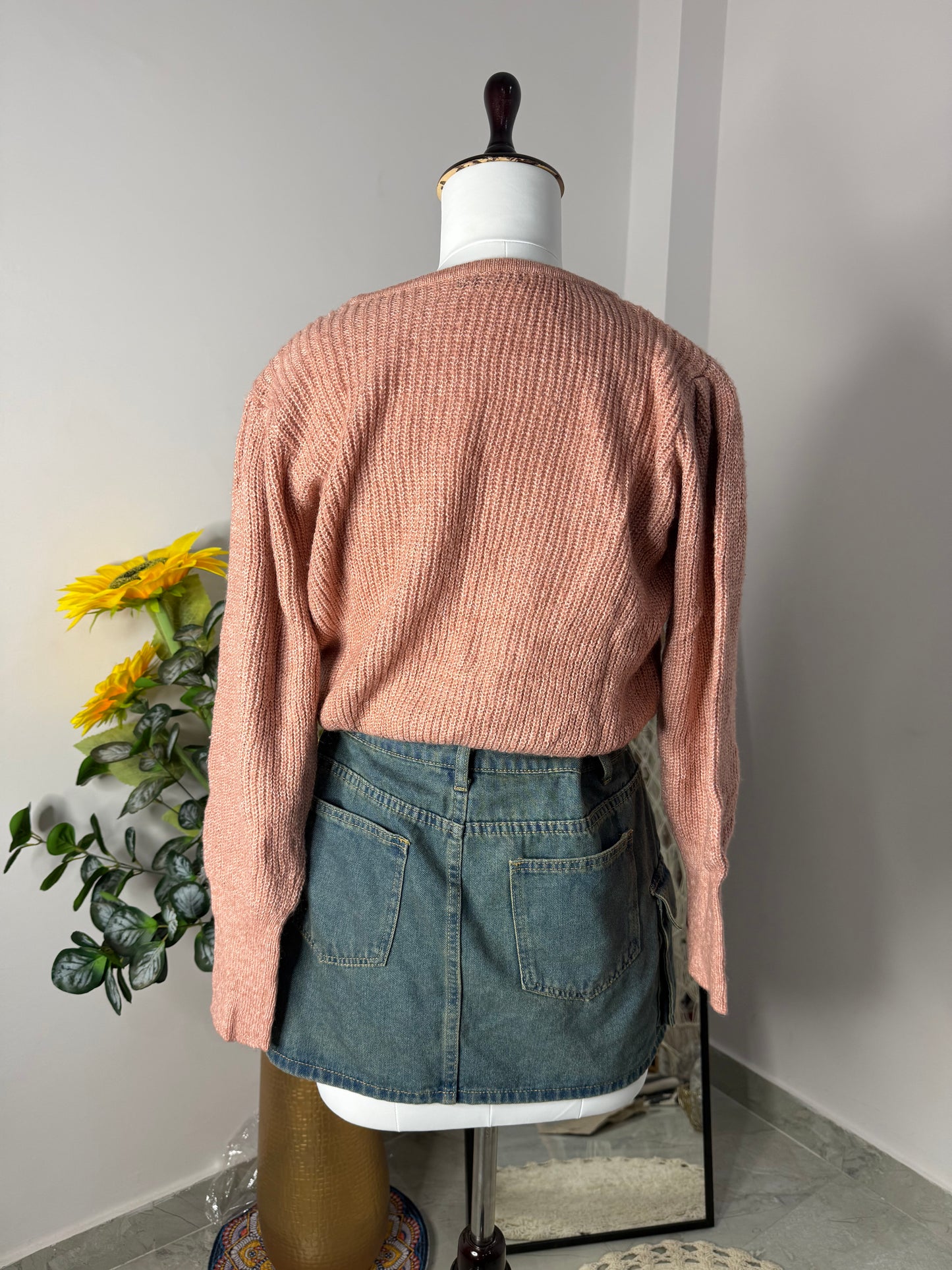 Peach sweater