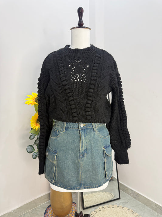 Black sweater (size s-m)