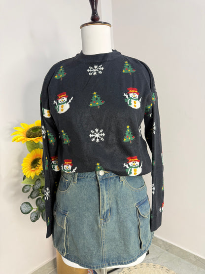 Christmas theme sweater (size s-m)