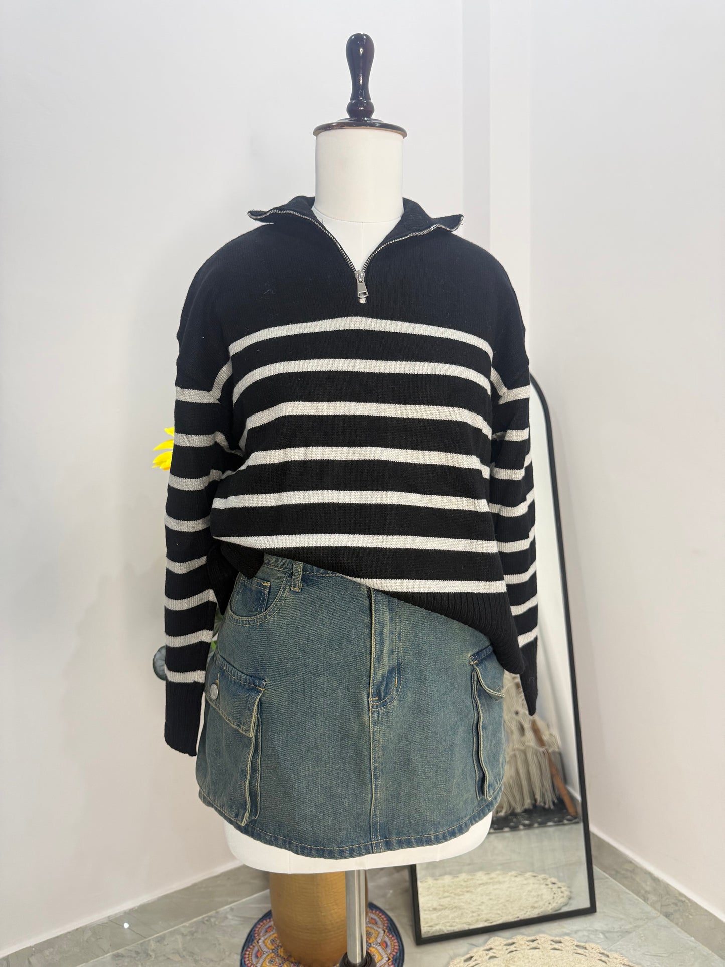 Stripped sweater (size s-l)