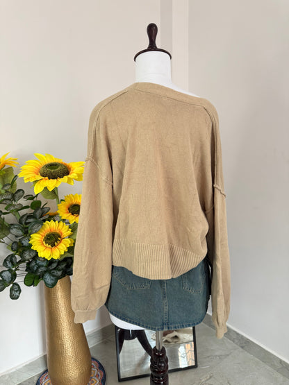 Beige cardigan