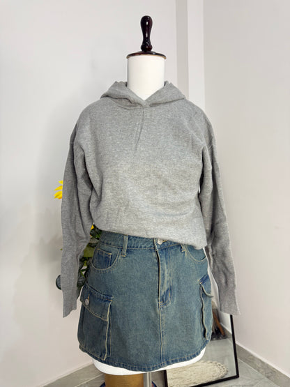 Grey hoodie(size s-l)