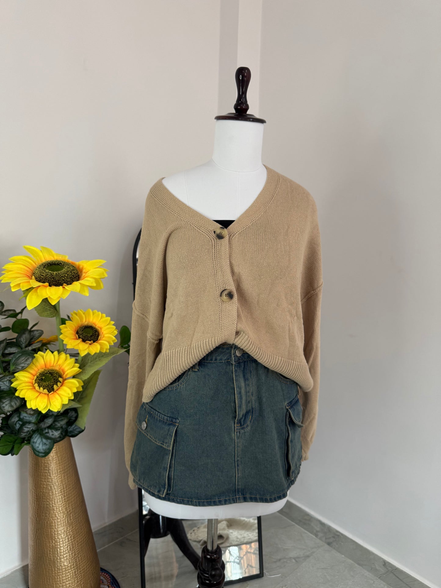 Beige cardigan